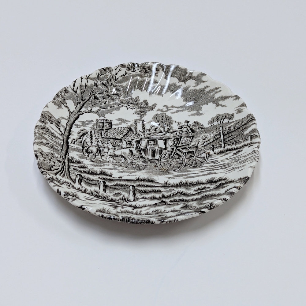 Vintage Staffordshire Royal Mail Ironstone China Saucer